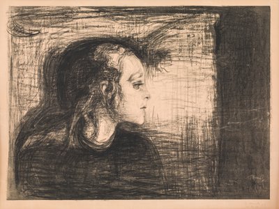 Nemocná dívka od Edvard Munch