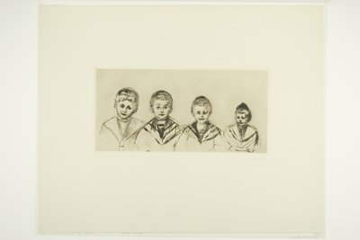 Čtyři synové doktora Lindeho od Edvard Munch