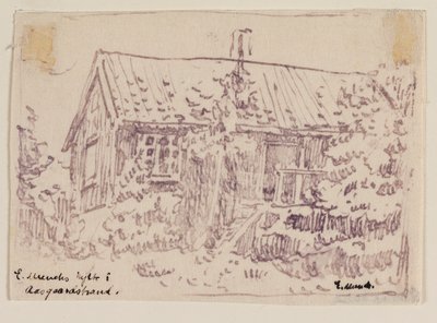Chata Edvarda Muncha v Åsgårdstrandu od Edvard Munch