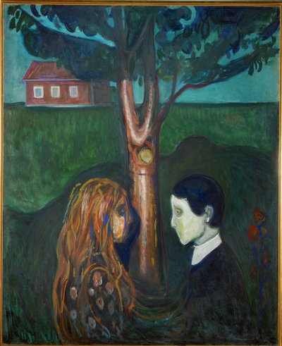 Oko v oku (olej na plátně) od Edvard Munch