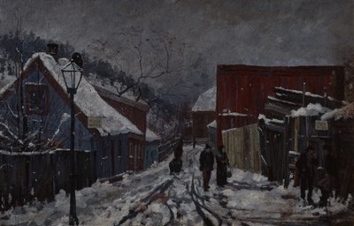 Z ulice Saxegaards od Edvard Munch