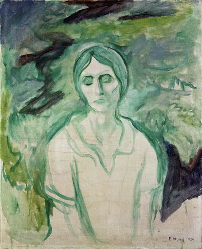 Gotická dívka od Edvard Munch