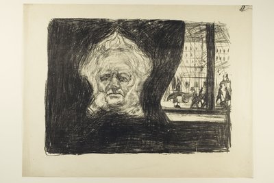 Henrik Ibsen v Grand Café od Edvard Munch