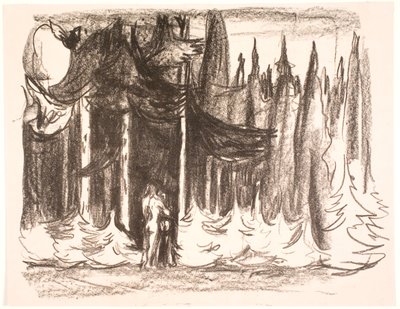 V lese od Edvard Munch