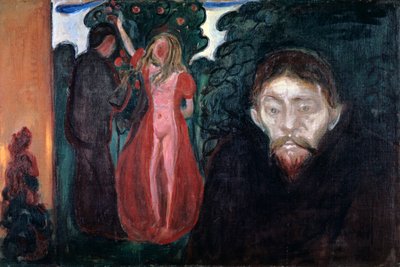 Žárlivost, 1895 od Edvard Munch