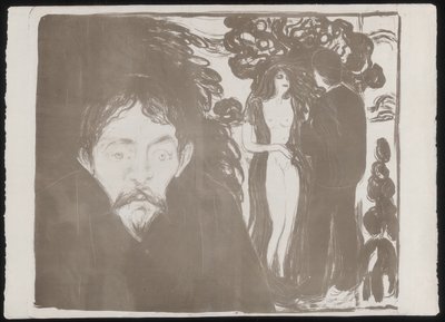 Žárlivost od Edvard Munch