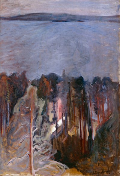 Krajina od Edvard Munch