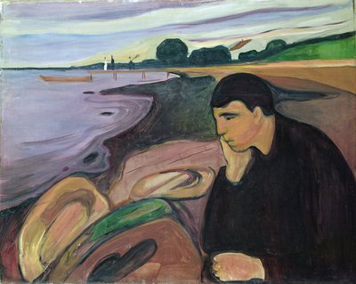 Melancholie od Edvard Munch