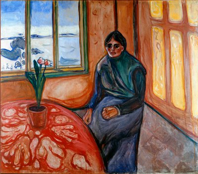 Melancolie (Laura) Obraz Edvarda Muncha (1863-1944) 1899 Sun. 110x126 cm Oslo, Munchovo muzeum městských uměleckých sbírek (Musee Munch) od Edvard Munch