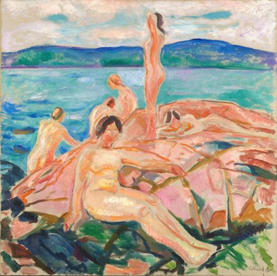 Letní slunovrat od Edvard Munch