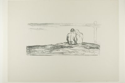 Východ měsíce od Edvard Munch