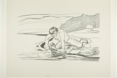 Smrt Omegy od Edvard Munch