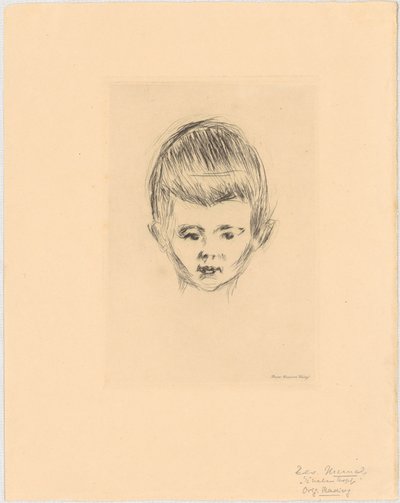 Portrét Andrease Schwarze od Edvard Munch