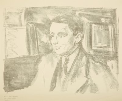 Portrét Wolfganga Gurlitta, 1912. od Edvard Munch