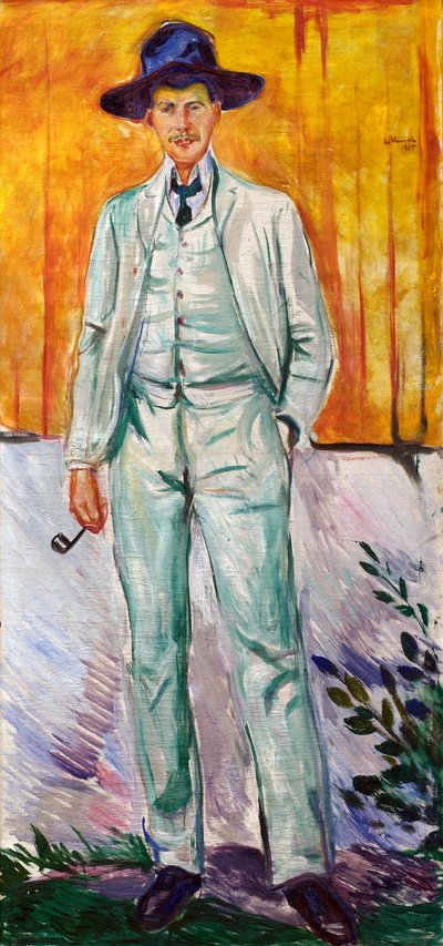 Portrét malíře Ludviga Karstena od Edvard Munch