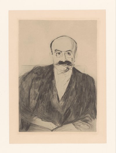 Portrét Dr. Max Ash od Edvard Munch