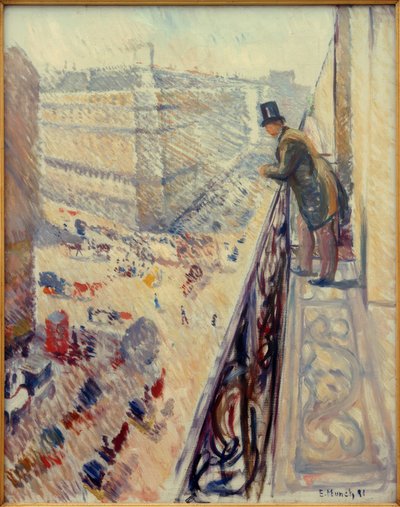 Ulice Lafayette od Edvard Munch