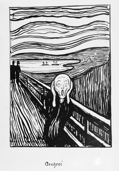 Výkřik od Edvard Munch
