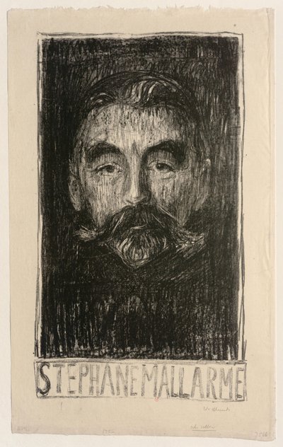 Stéphane Mallarmé od Edvard Munch