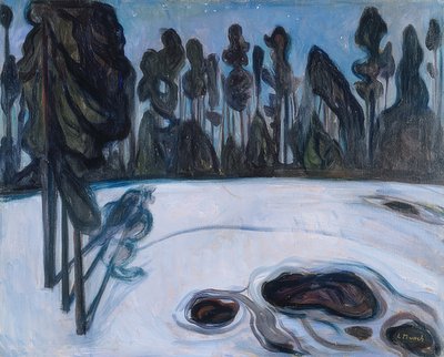 Hvězdná noc 1901 od Edvard Munch