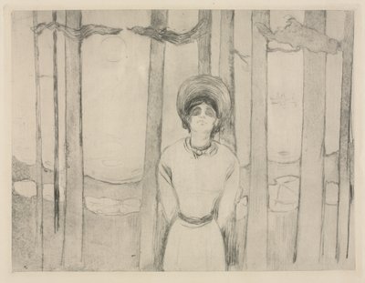 Letní noc  (The Voice) od Edvard Munch