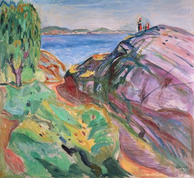Léto u moře, Kragere od Edvard Munch