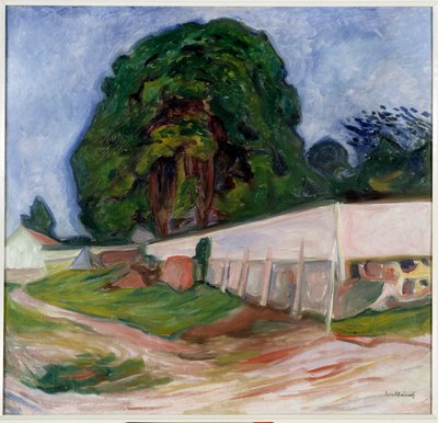 Letní noc v Asgardstrandu. Obraz Edvarda Muncha (1863-1944) Ec. Norv. od Edvard Munch