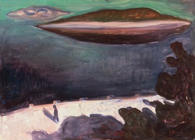 Letní noc na Oslofjordu od Edvard Munch