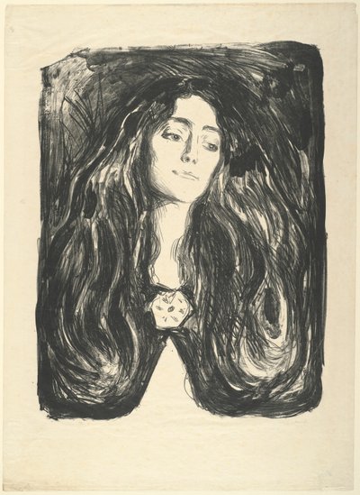 Brož. Eva Mudocciová od Edvard Munch