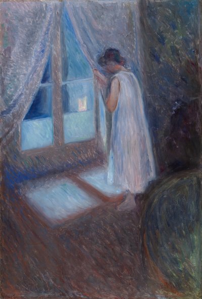 Dívka u okna od Edvard Munch
