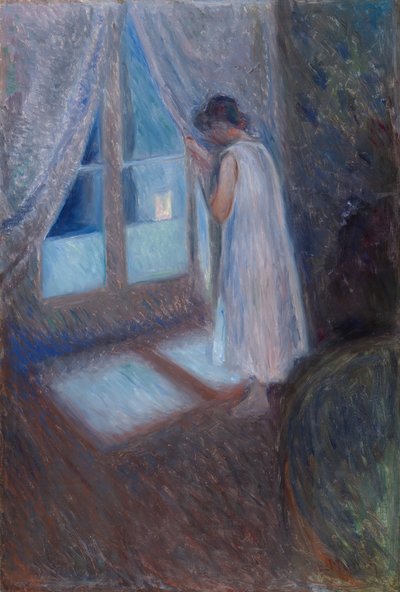 Dívka u okna, 1893. od Edvard Munch