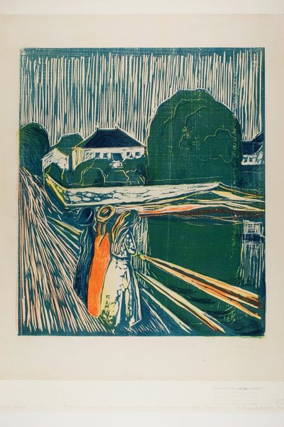 Dívky na mostě od Edvard Munch