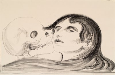 Polibek smrti od Edvard Munch
