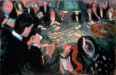 Ruletový stůl v Monte Carlu, 1903 od Edvard Munch