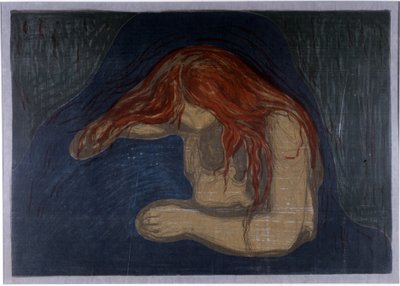 Upír od Edvard Munch