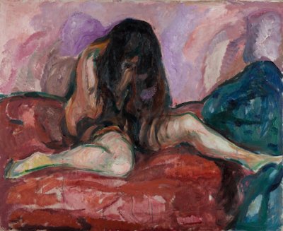 Plačící akt par Munch, Edvard (1863-1944). Olej na plátně, rozměr: 110x135 od Edvard Munch