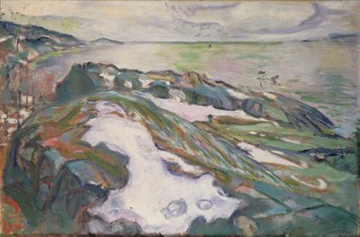 Zimní krajina od Edvard Munch