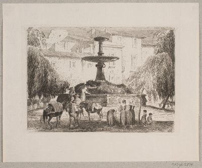 Torv i Sulmona od Edvard Petersen