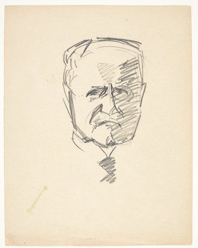 Studie k portrétu dr.med. Carl Lorentzen (1860-1932) od Edvard Weie