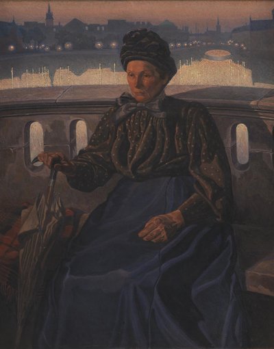 Umělcova matka od Edvard Weie