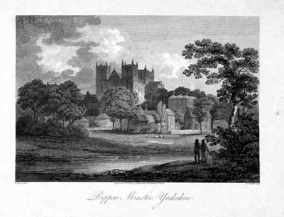 Ripon Minster, vyryl J. C. Smith od Edward (after) Dayes