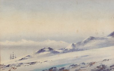 "Objev" v Hut Point od Edward Adrian Wilson