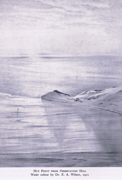 Hut Point z Observation Hill od Edward Adrian Wilson