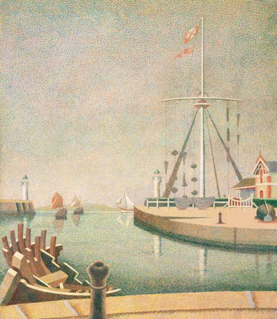 Honfleur, Vjezd do přístavu od Edward Alexander Wadsworth
