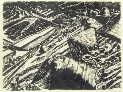 Naběračka Struska, Starý kopec od Edward Alexander Wadsworth