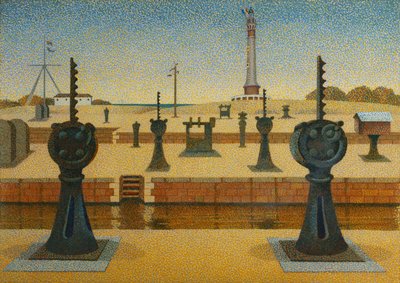 Ouistreham, Normandie od Edward Alexander Wadsworth