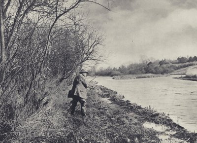 Otáčení zaplaveného testu (čb fotografie) od Edward Alfred Barton