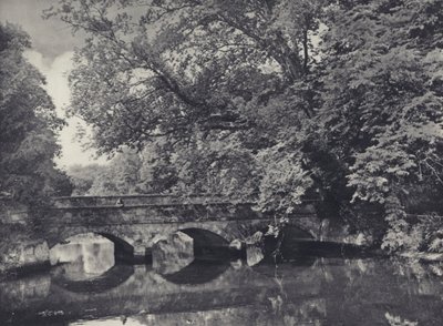 Wiltonský most (č/b fotografie) od Edward Alfred Barton