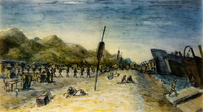 "Invaze do Itálie", 1944. od Edward Ardizzone