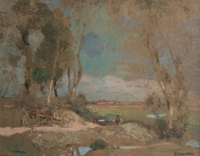 Gates of Fens, Suffolk od Edward Arthur Walton